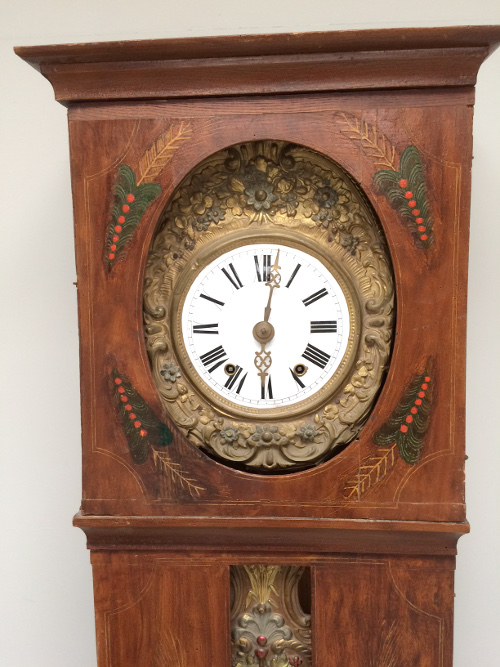 A4316 Antique French Comtoise Clock